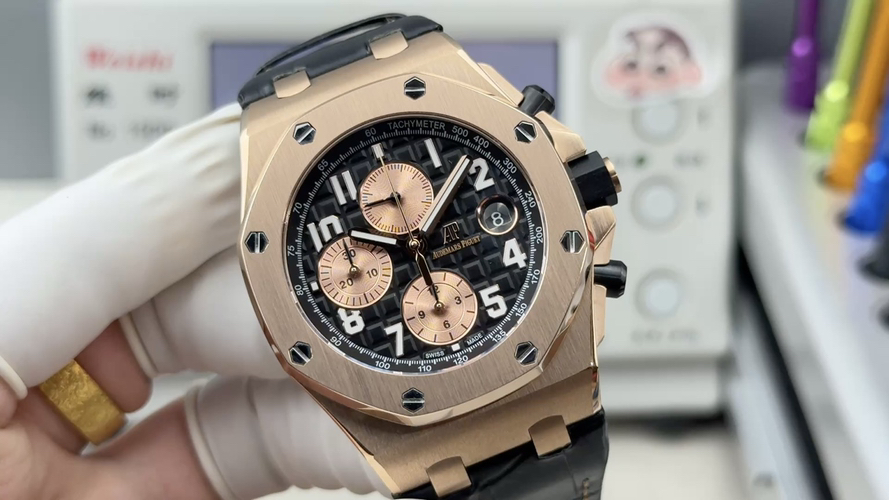 Audemars Piguet Royal Oak Offshore 26470 Stainless steel Rubber strap 42 mm Chronograph LS Factory Configuration C8404F 1:1 Superclone