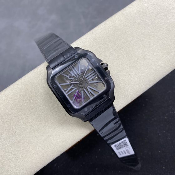 Cartier Santos de Cartier Skeleton 39.8 mm AF Factory Configuration E480C4 1:1 Superclone
