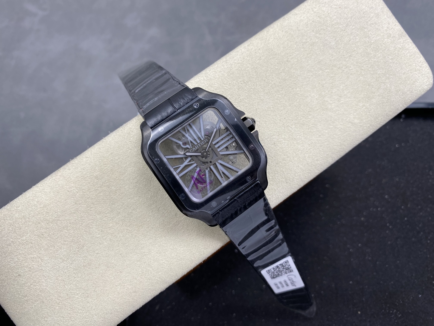 Cartier Santos de Cartier Skeleton 39.8 mm AF Factory Configuration E480C4 1:1 Superclone