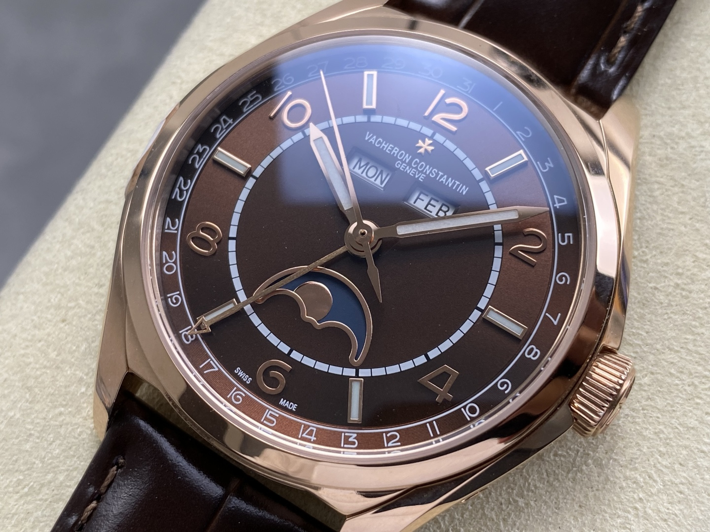 Vacheron Constantin Fiftysix 4000E/000A-B548 Leather strap 1:1 Superclone - Image 11