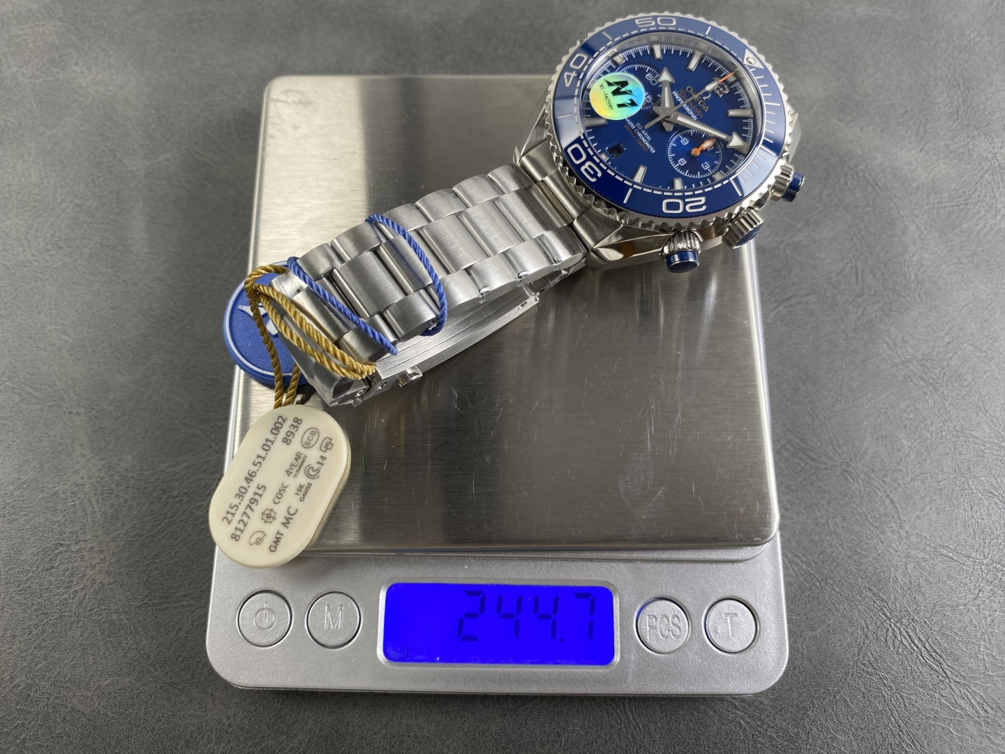 Omega Seamaster Planet Ocean 600M Co-Axial Master Chronometer Chronograph 45.5 mm 215.30.46.51.03.001 1:1 Superclone - Image 5