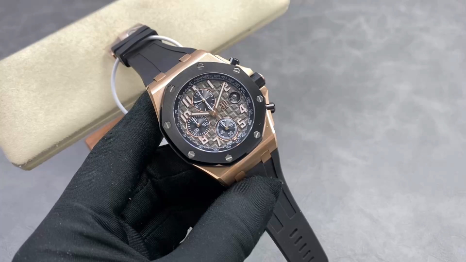 Audemars Piguet Royal Oak Offshore 26238 Stainless steel Rubber strap 42 mm Chronograph LS Factory Configuration 667D3E 1:1 Superclone