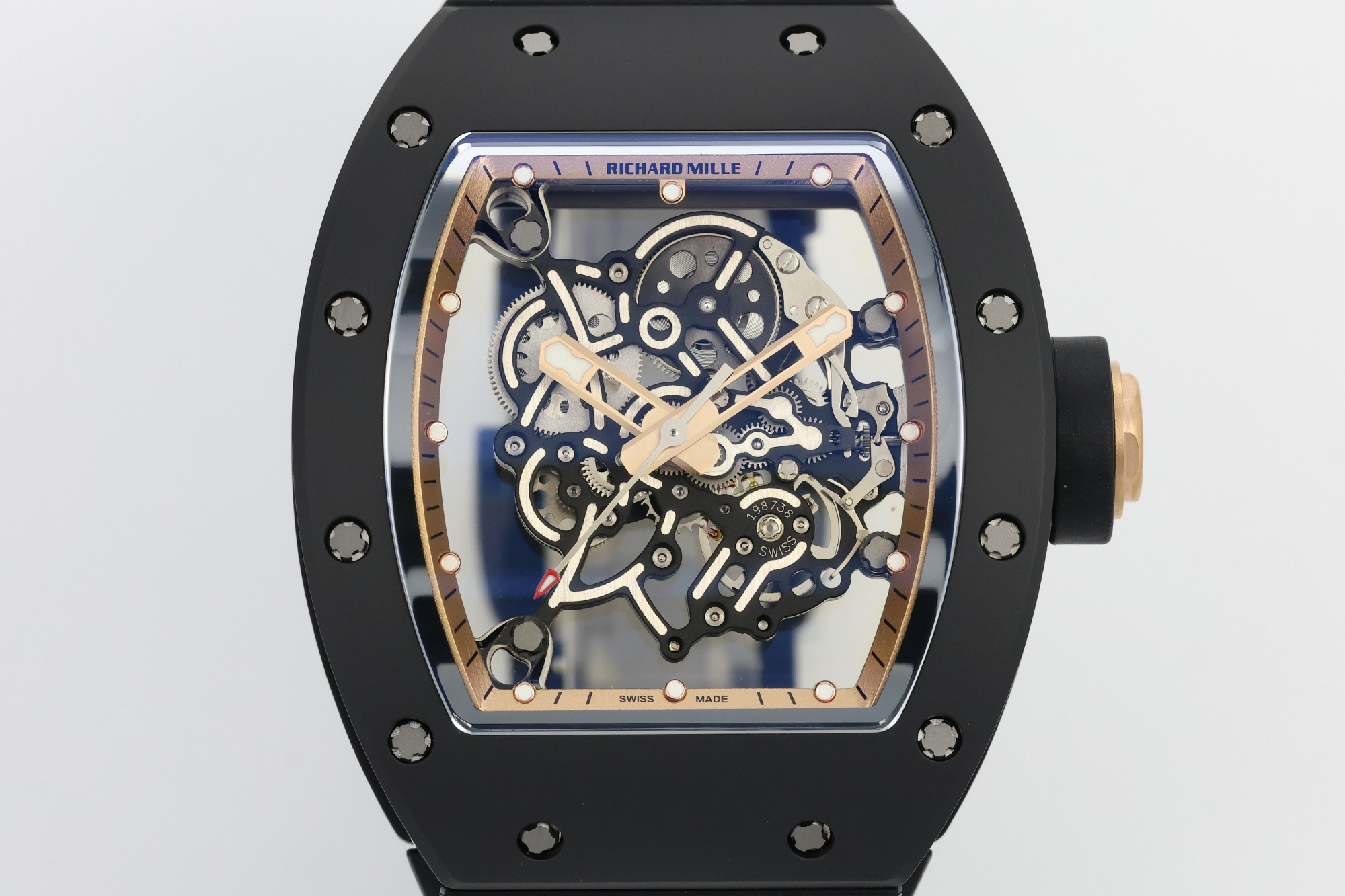 Richard Mille RM 055 RM055 Black Ceramic 42.70 mm Manual-wind ZF Factory Configuration F9798D 1:1 Superclone - Image 5