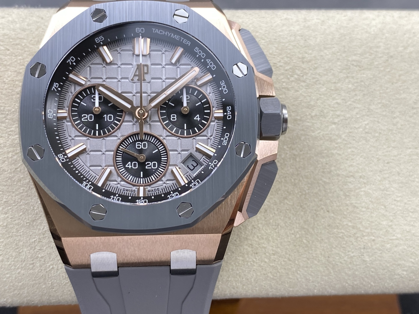 Audemars Piguet Royal Oak Offshore 26420 Stainless steel Rubber strap DDF Factory Configuration B61EAD 1:1 Superclone - Image 10