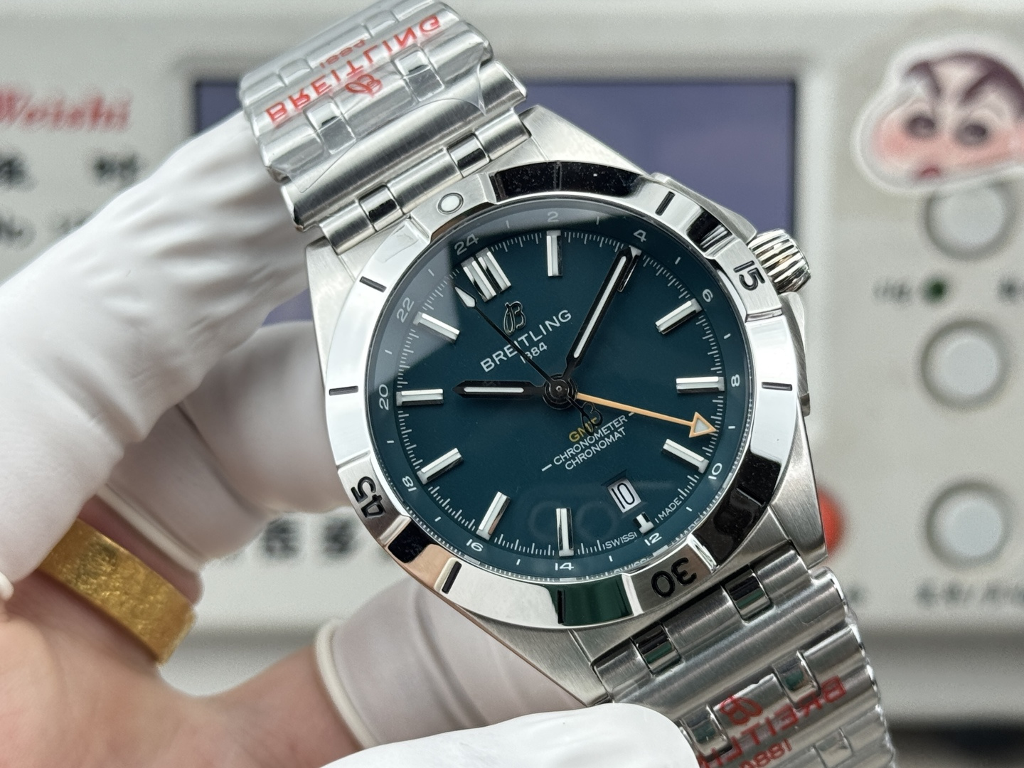 Breitling Chronomat A32398101M1A1 Stainless steel Stainless-steel bracelet 1:1 Superclone - Image 9
