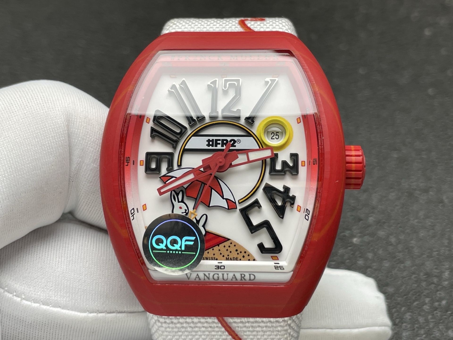 Franck Muller Vanguard V41 Carbon composite 41 mm Date display QQF Factory Configuration 9C546F 1:1 Superclone - Image 2