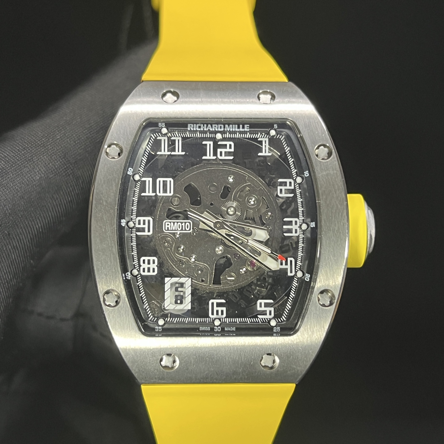 Richard Mille RM 010 RM010 Stainless steel Rubber strap 1:1 Superclone - Image 6