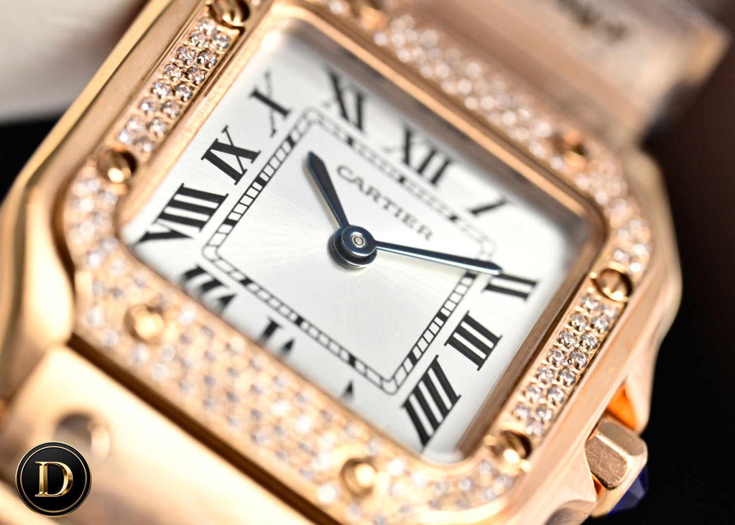 Cartier Santos Stainless steel Silver dial 27 x 34.4 mm TW Factory Configuration 73B8BD 1:1 Superclone - Image 8