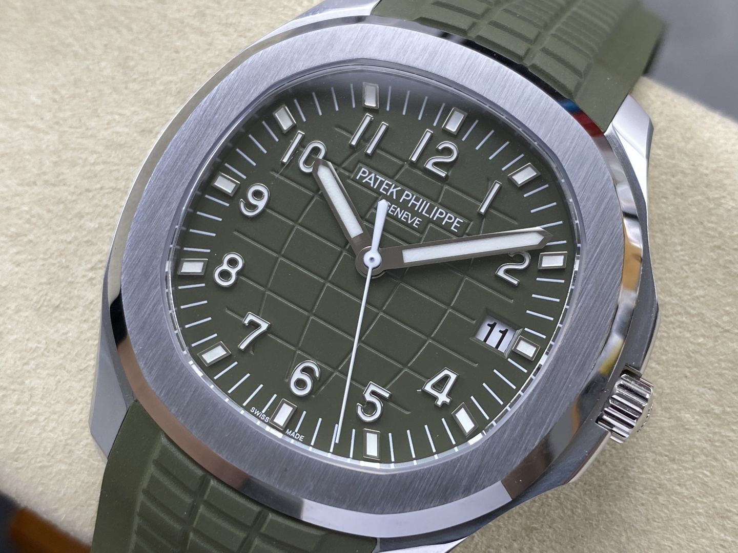 Patek Philippe Aquanaut Platinum Rubber strap Configuration F5C8DF 1:1 Superclone - Image 9